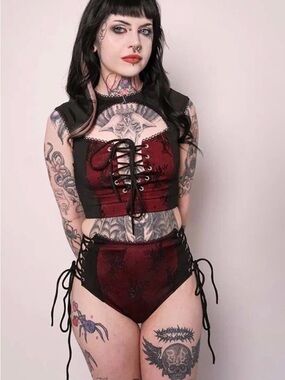 Forest Ink Deadly Kiss Swim Set